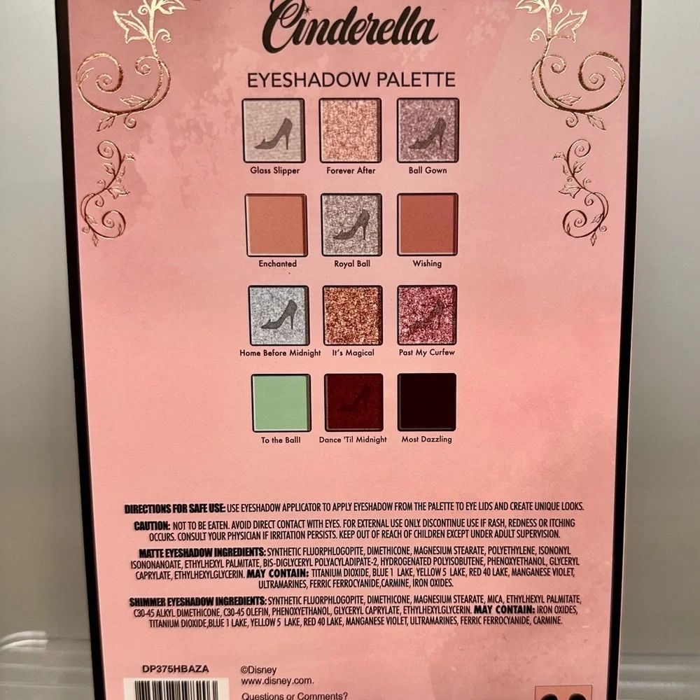 Disney Princess Lip Gloss and Eyeshadow Palette Set